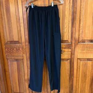 Divine Stretch by JDM Uniforms Black Scrub Pants Polyester Medium